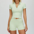 Women's 2PCS Fitness Outfit Set - Yoga Sports Bra & Leggings