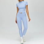 Women's 2PCS Fitness Outfit Set - Yoga Sports Bra & Leggings