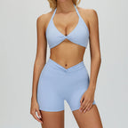 Women's 2PCS Fitness Outfit Set - Yoga Sports Bra & Leggings