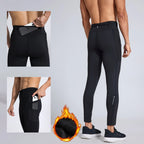 Men & Women Warm Fitness Tights - Winter Running Leggings