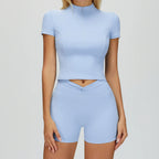 Women's 2PCS Fitness Outfit Set - Yoga Sports Bra & Leggings