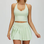 Women's 2PCS Fitness Outfit Set - Yoga Sports Bra & Leggings