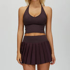 Women's 2PCS Fitness Outfit Set - Yoga Sports Bra & Leggings