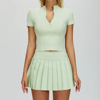 Women's 2PCS Fitness Outfit Set - Yoga Sports Bra & Leggings